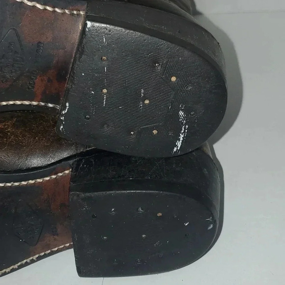 Vintage Rainbow Eagle Cowboy Boots Men's Size 9.5 EE Western Boots - Picture 11 of 16